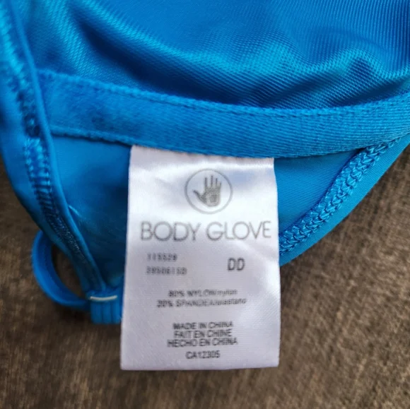 Body Glove Bright Turquoise Bikini Top - Picture 5 of 5
